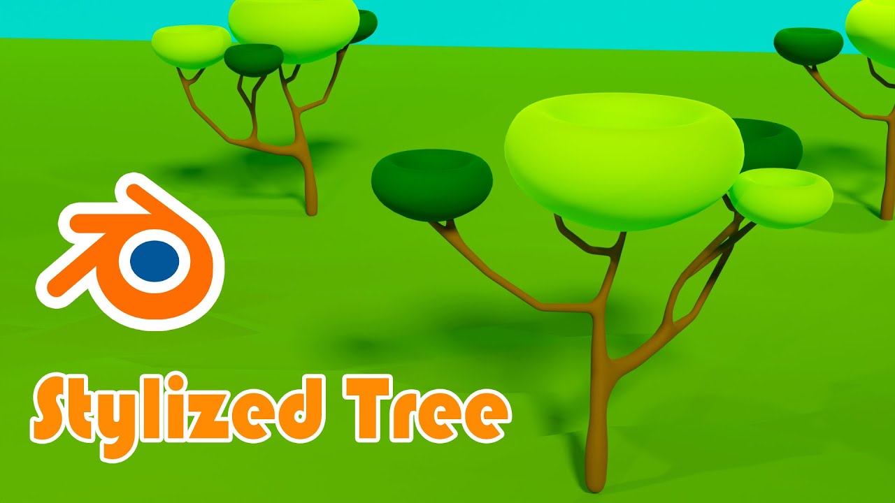 How to make a Low poly Stylized tree in Blender 3.0 | Blender Beginner ...