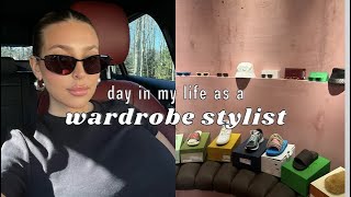 day in my life as a wardrobe stylist