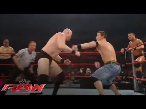 John Cena & Randy Orton battle the entire Raw roster: Raw, March 17, 2008