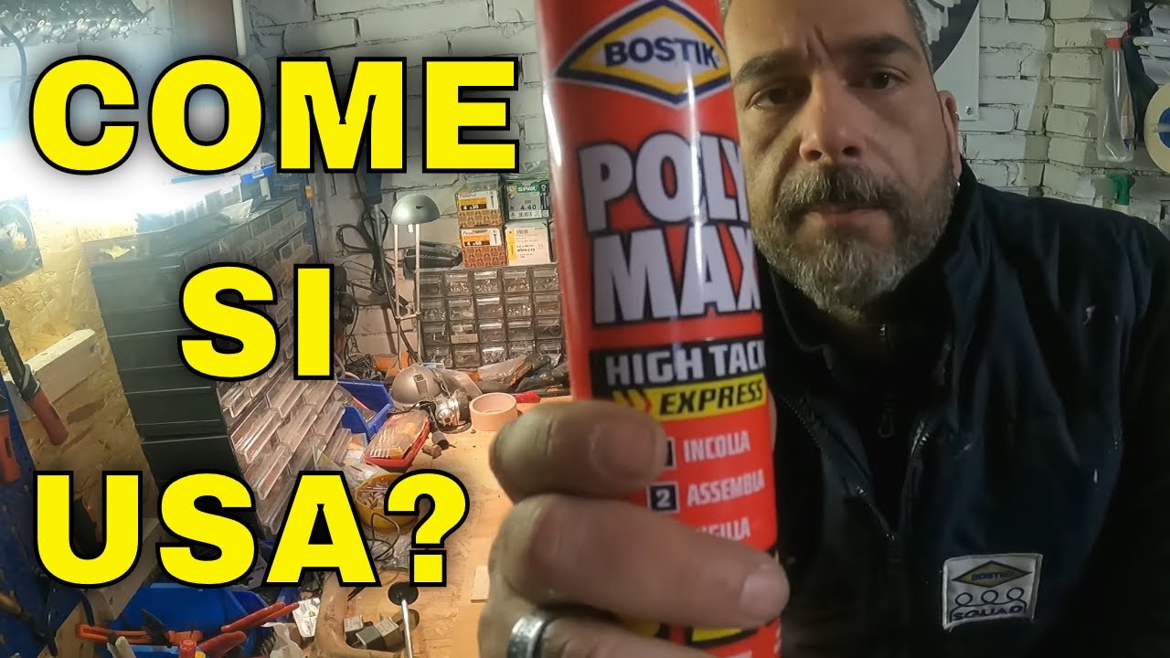 TUTORIAL incollare con BOSTIK POLYMAX HIGH TACK 