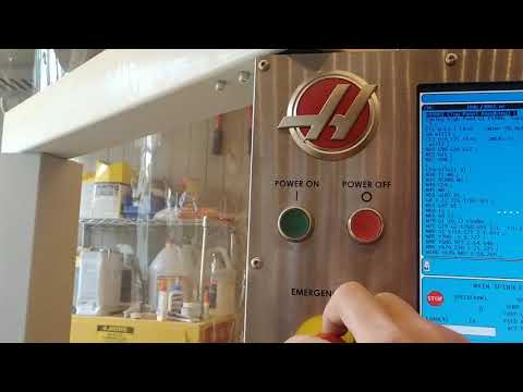 Haas SR-100 router speed comparison with and without high speed machining enabled