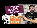 HEMA at Home - How to hold the Sword in British Military Swordsmanship