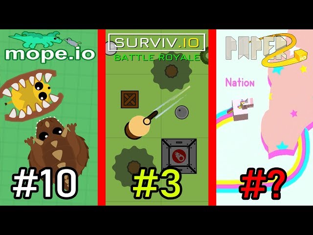 Most Popular .io Games 2015 (Birth) - 2019 