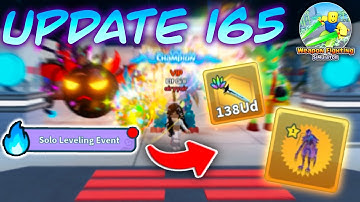 new UPDATE 165 in roblox weapon fighting simulator!