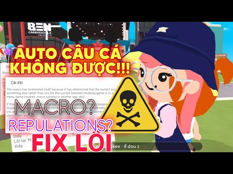 FIX LỖI AUTO CÂU CÁ PLAY TOGETHER | LỖI REPULATIONS - LỖI MACRO - LỖI BẬT AUTO NHƯNG KHÔNG CHẠY