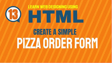 Create Pizza Order Form in HTML(Urdu/Hindi)