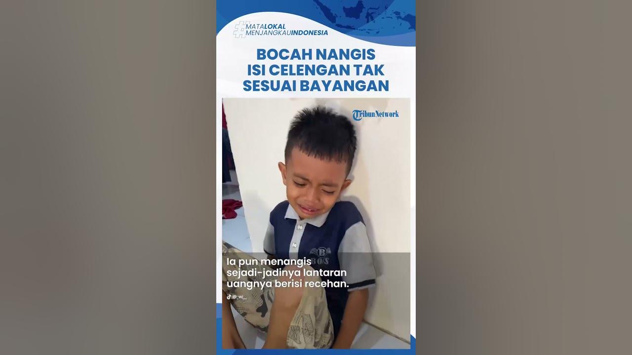 Viral Momen Bocil Nangis Buka Celengan Tak Sesuai Ekspetasi, Nabung Setahun Ternyata Recehan