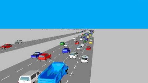 I-10 Vissim microsimulation