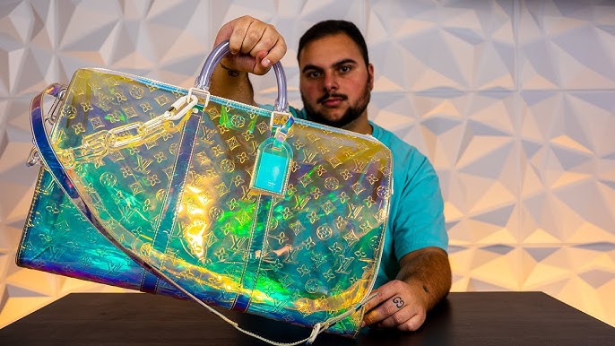 Louis Vuitton x Virgil Abloh PVC Prism Keepall Bandoulière 50