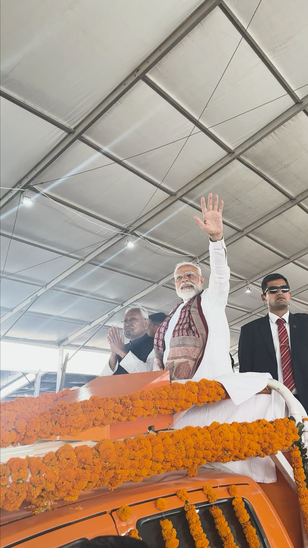 Unstoppable Energy! Bhagalpur’s Grand Welcome for PM Modi
