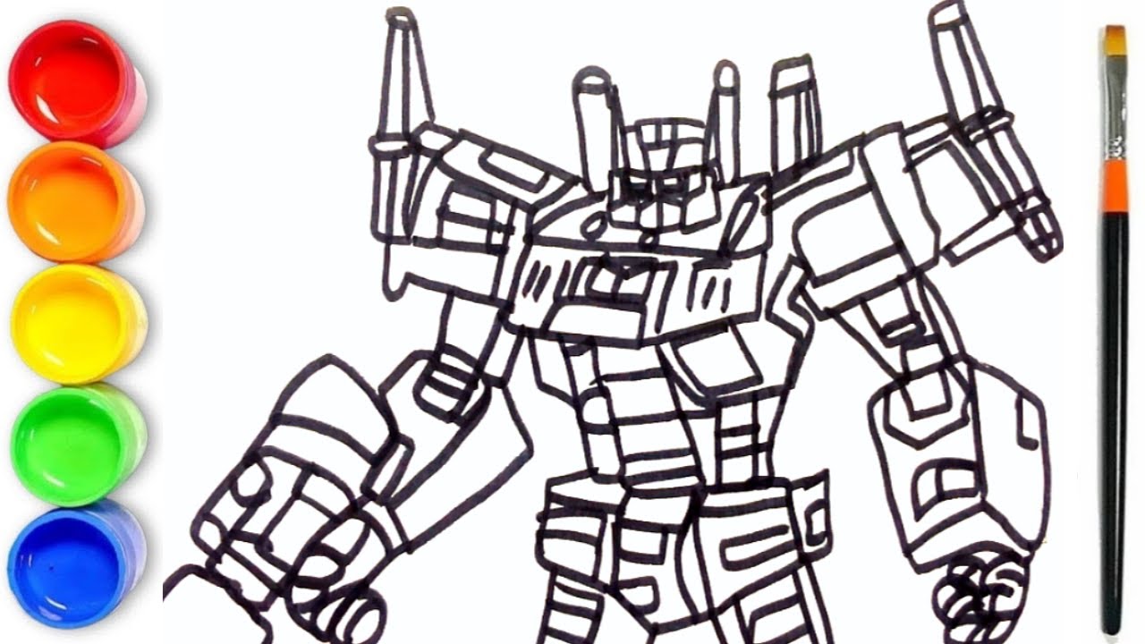 How to Draw Transformers | OPTIMUS PRIME - YouTube