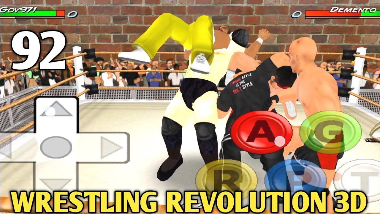 Wrestling Revolution 3d Gameplay || fight games || Wrestling Career || Fight - 92