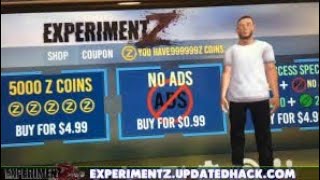 MOD DE TUDO INFINITO NO EXPERIMENT Z (HACK)