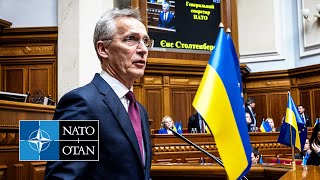 NATO Secretary General at the Verkhovna Rada in Ukraine 🇺🇦, 29 APR 2024