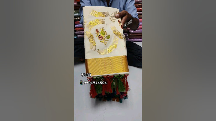 Kerala sarees / direct sale / online shopping #saree #keralasaree #onamspecial