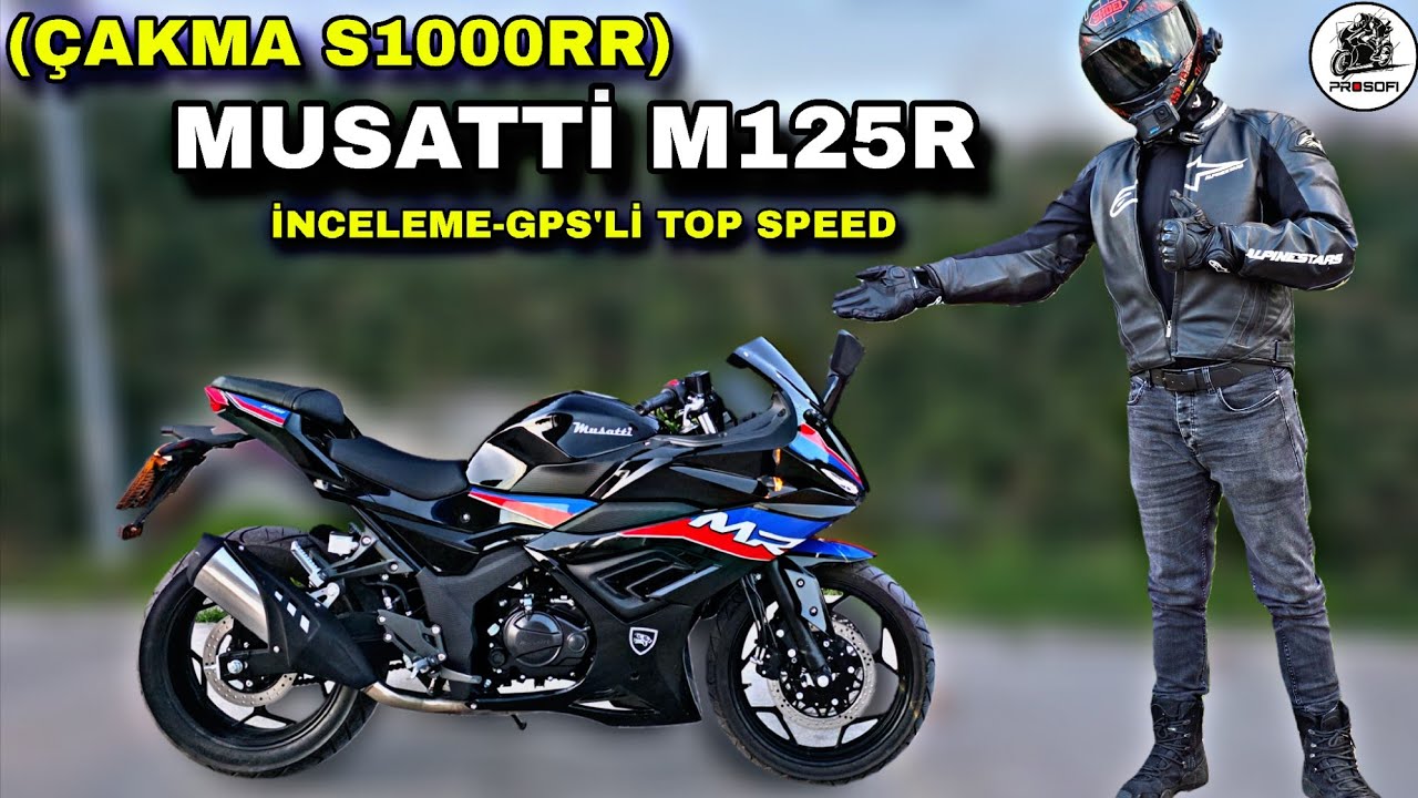 ÇAKMA S1000RR !. MUSATTİ M125R İNCELEME VE TOP SPEED & EN ŞEKİLLİ 125cc & KALİTESİ NASIL ? ALINIR MI