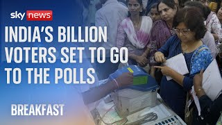 Indian elections: One billion voters set to make their choice