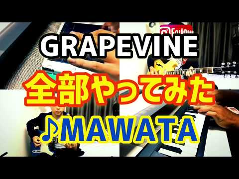 『MAWATA』from GRAPEVINE【バンドマン、ほぼ全部弾いてみた】