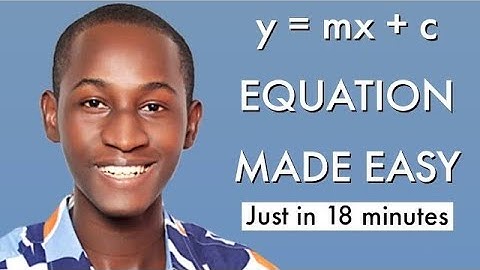 WASSCE/WAEC Maths Likely Questions & Answers 2025 On Equations Of Straight Line graphs