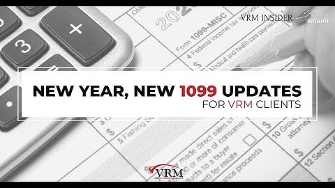 VRM Insider: 1099 Updates That You Need to Know for 2021 Taxes
