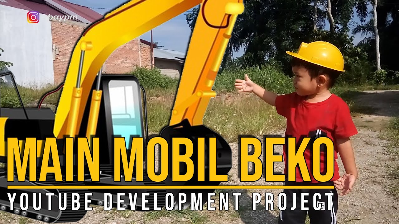 Mainan Mobil  Mobilan Beko Mainan Anak  Anak  Excavator 