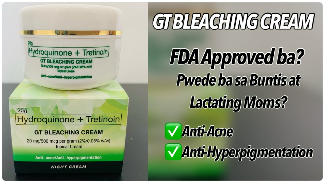 GT BLEACHING CREAM - Anti-Hyperpigmentation - YouTube