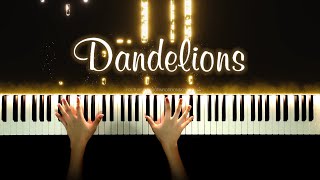 Ruth B.  Dandelions | Piano Cover with Strings (with Lyrics & PIANO SHEET)