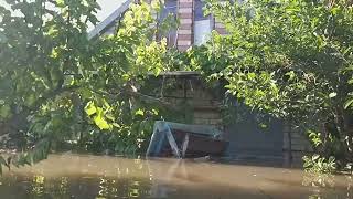 Херсон, Приплив до дому, затоплені будинки опинились під водою