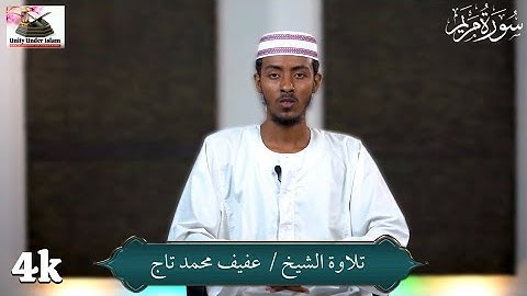 Surat Maryam [4K ULTRA HD] | Sh. Afif Mohamed Taj | سورة مريم | الشيخ عفيف محمد تاج