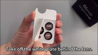 OAproda Installation video of Individual camera lens film