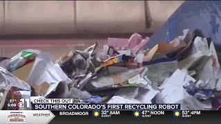 Colorado Springs recycling facility using southern Colorado's first AI-guided robot to sort mater...