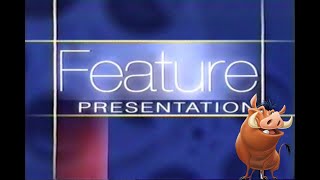 Feature Presentation (But it’s Pumbaa’s Voice)
