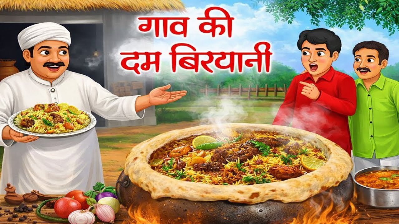 गाव कि दम बिर्याणी | Gav Ki Dam Biryani | Hindi Kahani