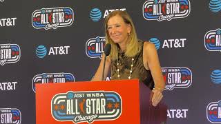 WNBA Commissioner Cathy Engelbert Press Conference at All-Star | Player Safety, Replay Center etc.