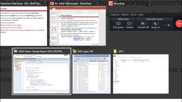 Lecture 16, ABAP Objects, part 3