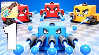 Crazy Tank Clash Gameplay Walkthrough Part 1 – Build the Strongest Battle Tank! (AndroidiOS) screenshot 5