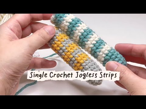 Crochet Jogless Stripes — Invisible Color Change Tutorial