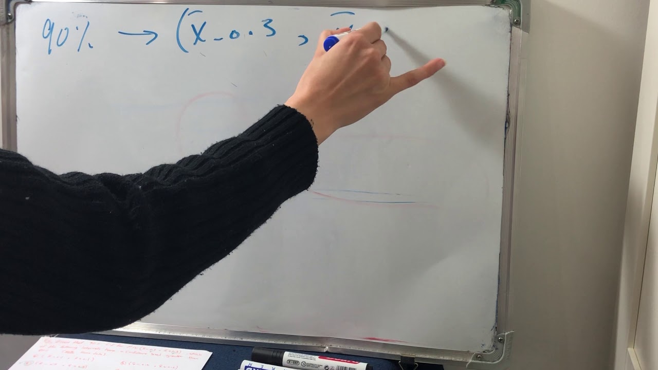 المحاضرة الثامنة :  Confidence interval for the  population mean الجزء 2  - لدكتورة الآء بطاينة