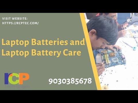Laptop Batteries and Laptop Battery Care   RCP Technologies