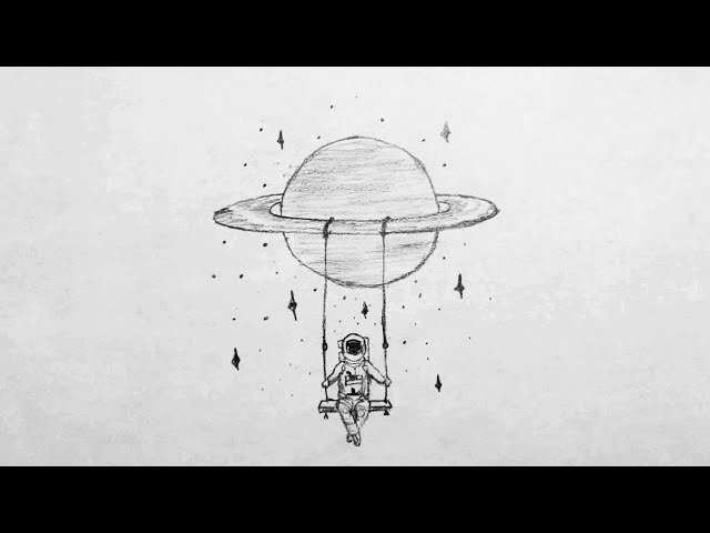 Astronaut in Space - Drawing | Instructor: Karin – Artists Palette Durham