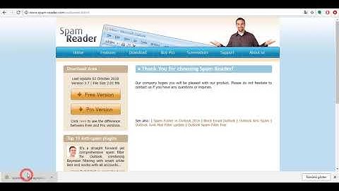 Office Outlook Spam Engelleyici Spam Reader 3