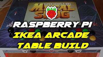 Raspberry Pi IKEA Retro Arcade Gaming Table Build