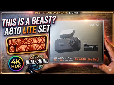 A810 Lite budget Dash 4K Camera with 4G connectivity