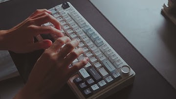 Soothing Keyboard ASMR 💤 | EPOMAKER x AULA F75 | Chill Typing & High-Quality Audio Experience