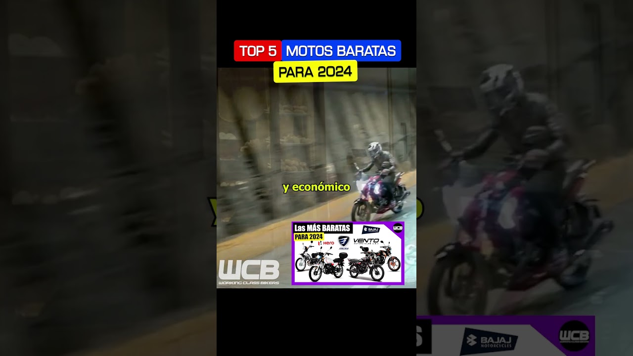 5 Motos BARATAS 2024 por 25K 🇲🇽 👆👆👆 ▶️ 