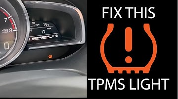 Resetting Tire Pressure Monitor System (TPMS) on 2018 Mazda 3