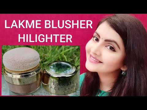 Lakme face sheer hilighter blusher review & demo | how to use hilighter as a blusher | RARA |LAKME |