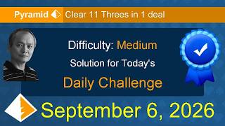 Microsoft Solitaire Collection: Pyramid - Medium - September 6, 2026