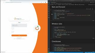 Navigate forward, back, and close browser