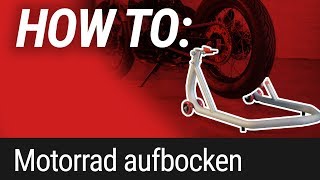 How To Jack Up A Motorcycle With A Motorcycle Jack